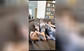 Tickling Mia Khalifa Feet and soles (No Sound)