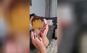 Perfect meaty shiny soles From THEDCFOOTQUEEN