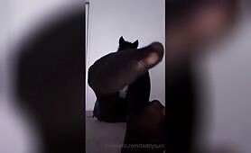 Teddysucc Toe Wriggling in Stockings